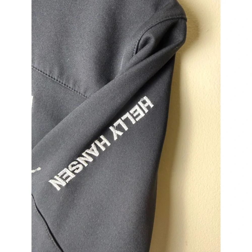 Helly Hansen Paramount Hooded Softshell Jacket Mens M Black Zip Pockets